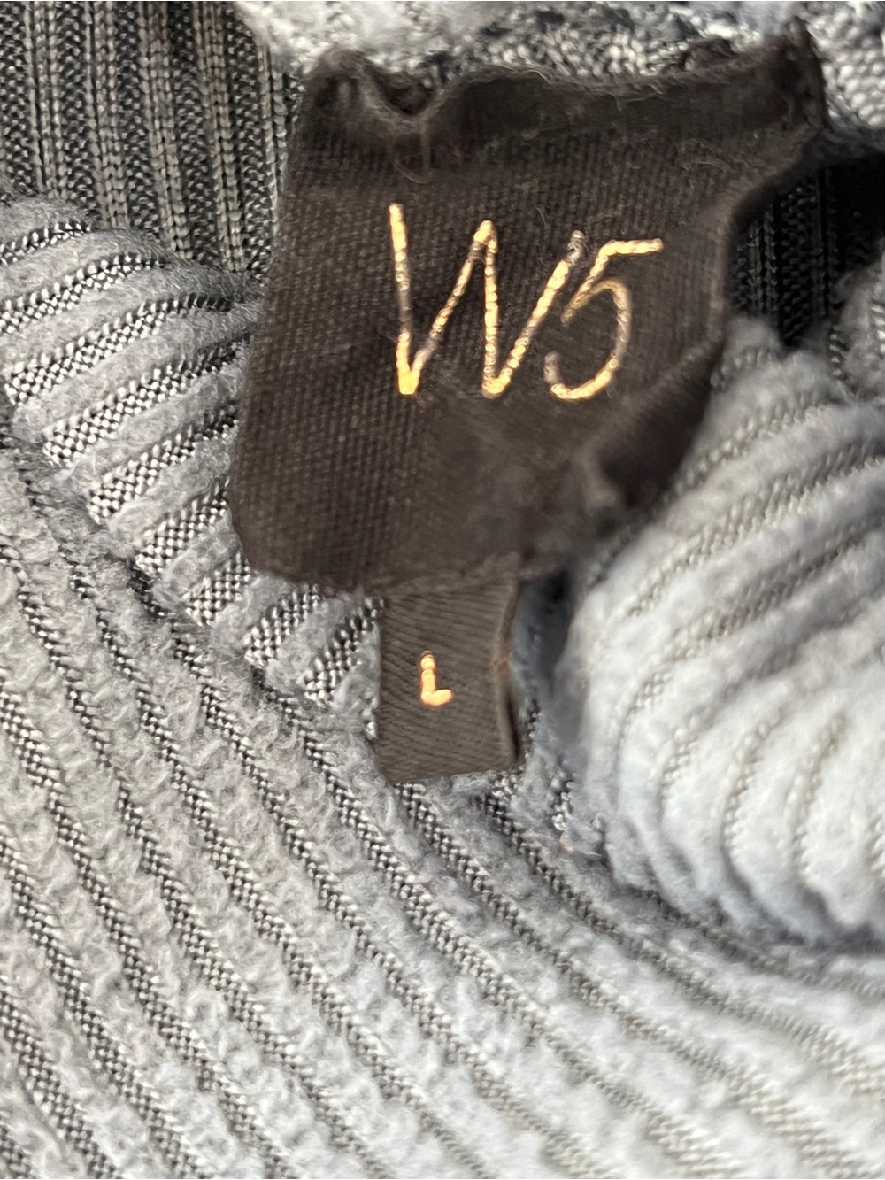 Cowl Neck Ribbed Sweater - Picture 3 of 3